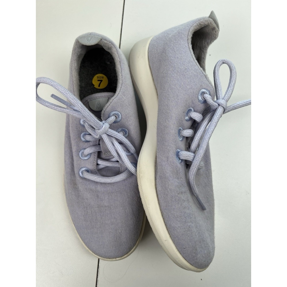 Allbirds Wool Runners Sneakers Women Size 7 Lavender Comfort‎ Shoes Merino